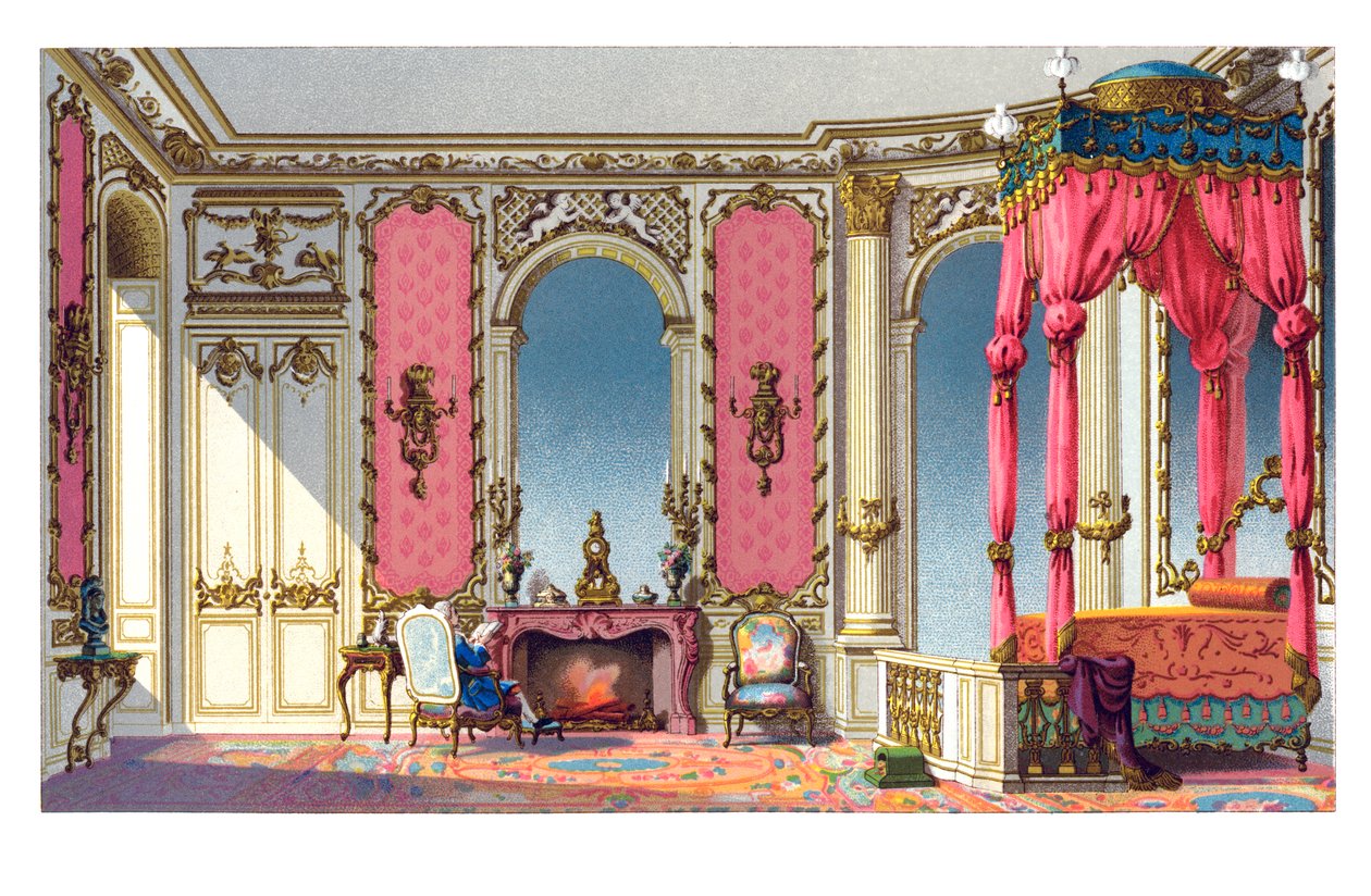 Une chambre pour dormir, 1885 - Durin