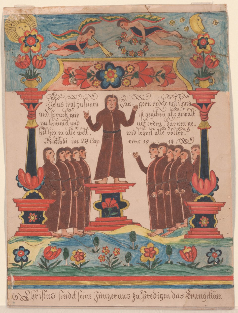 Jésus est allé vers ses disciples, vers 1810-20 - Durs Sr. and Rudy, Durs Jr. Rudy