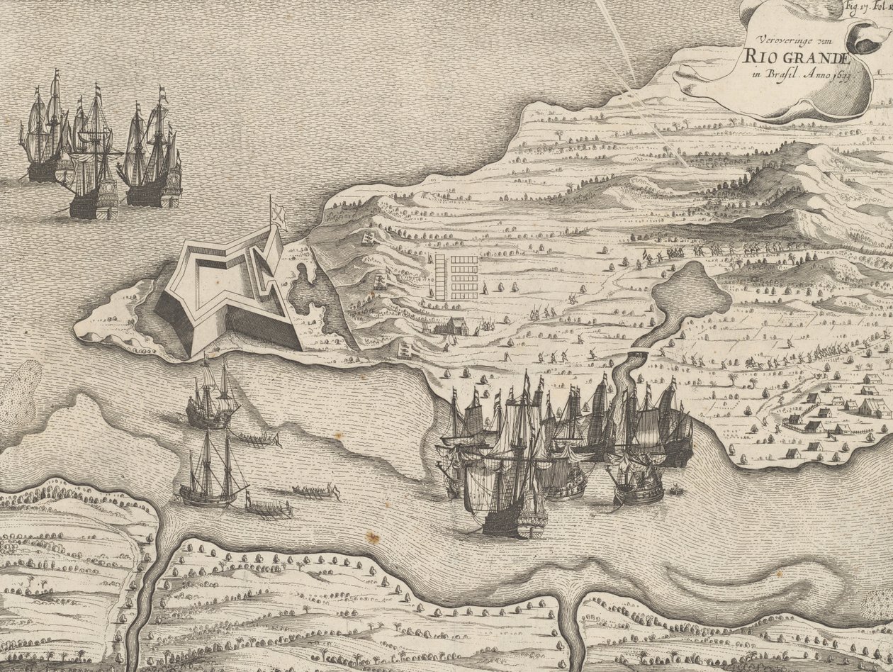 Conquête de Rio Grande au Brésil, décembre 1633, 1649-51 - Dutch School