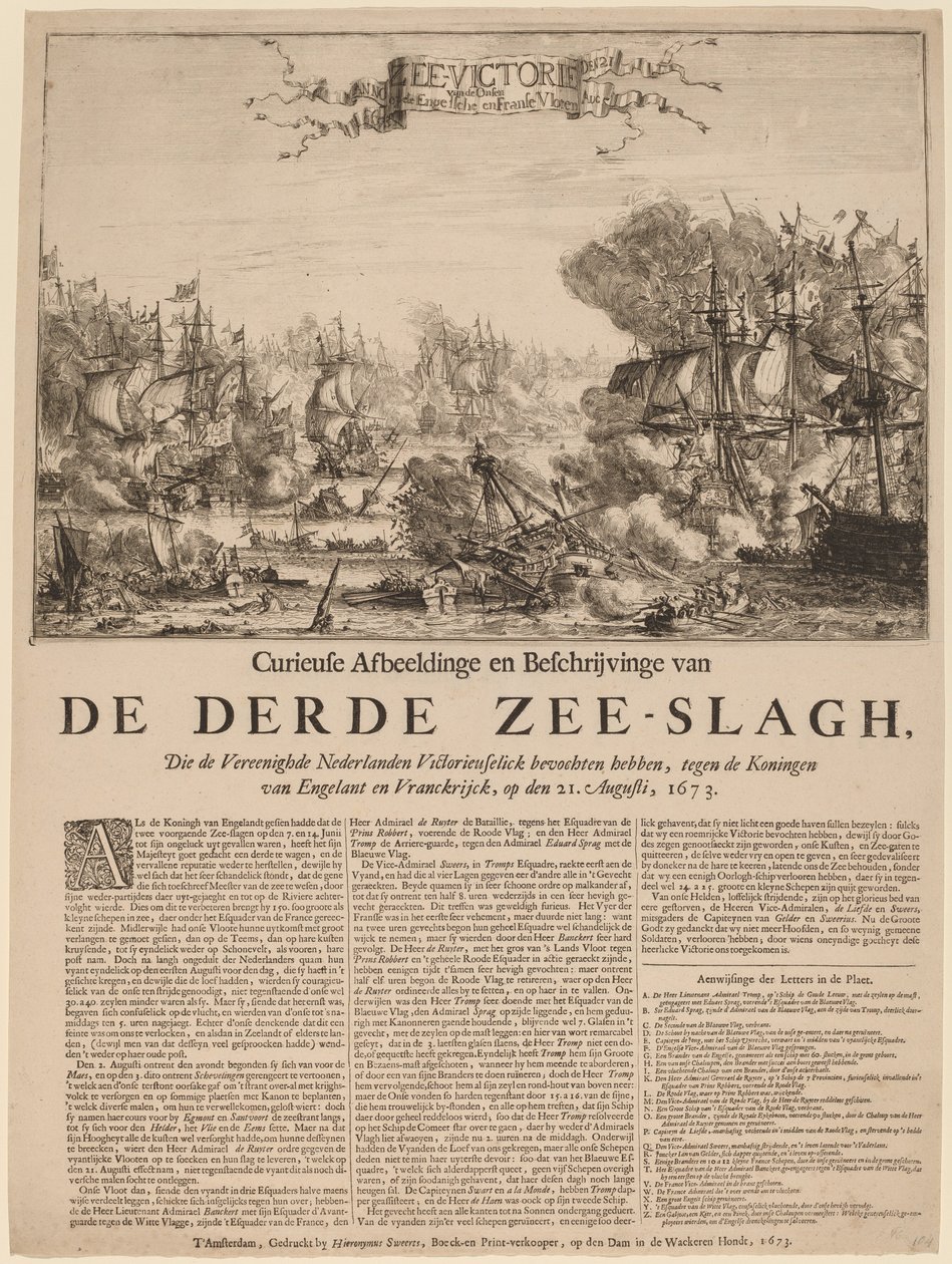La troisième bataille navale - Dutch 17th Century