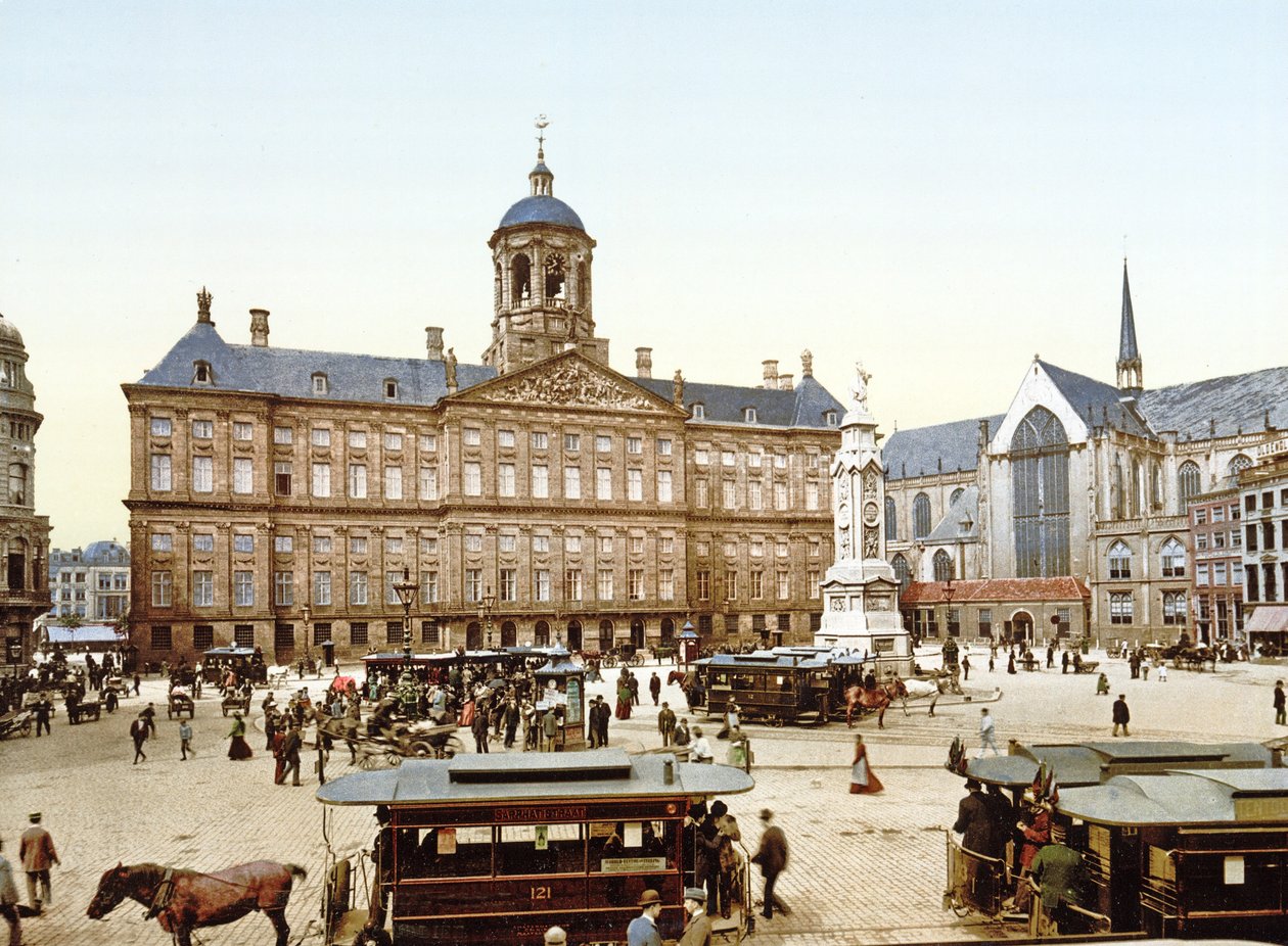 Le Palais Royal à Amsterdam depuis la Place du Dam - Dutch Photographer