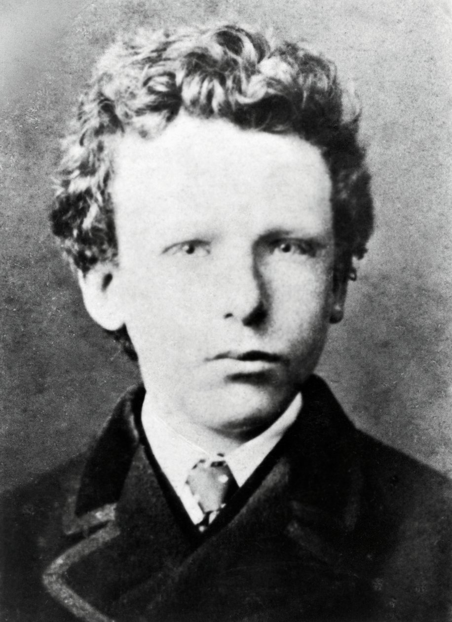 Vincent Van Gogh, vers 13 ans (photo n/b) - Dutch Photographer