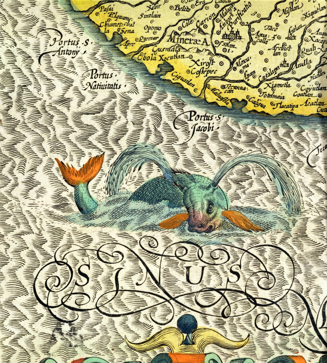 Monstre marin, détail de p.369-70 de 