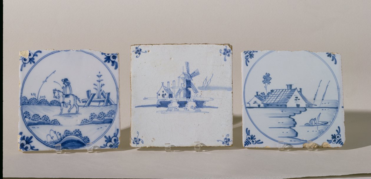 Carreaux de Delft, c.1750-1800 - Dutch School