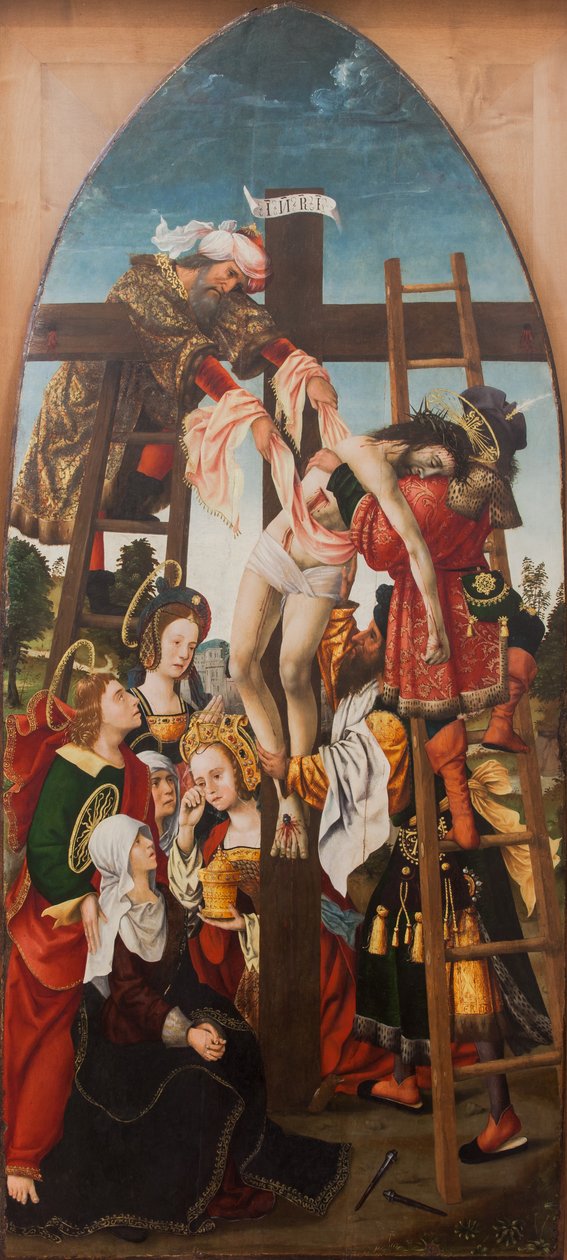 Descente de croix,1520 (huile sur toile) - Dutch School