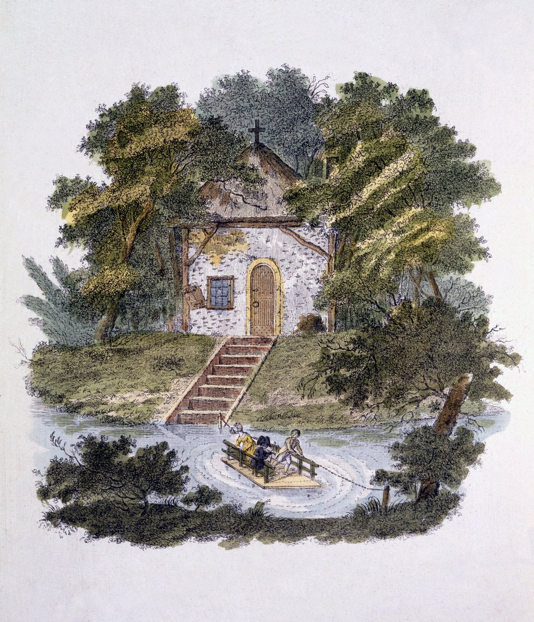 Illustration du Magazine of Garden Gems par G. van Laar, publié en 1802 - Dutch School