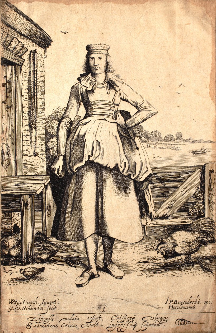 Jeune fille de Zijpe - Dutch School