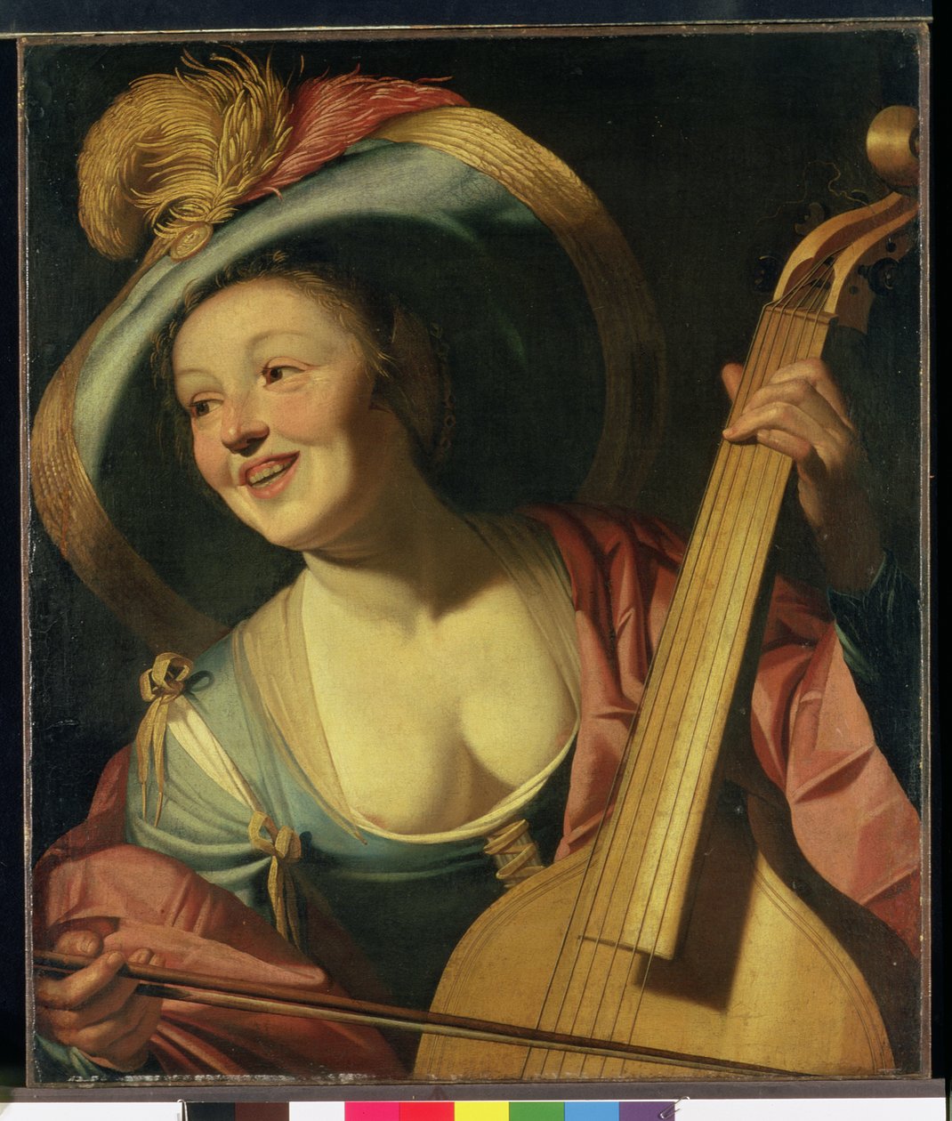 Le Joueur de viole de gambe - Dutch School