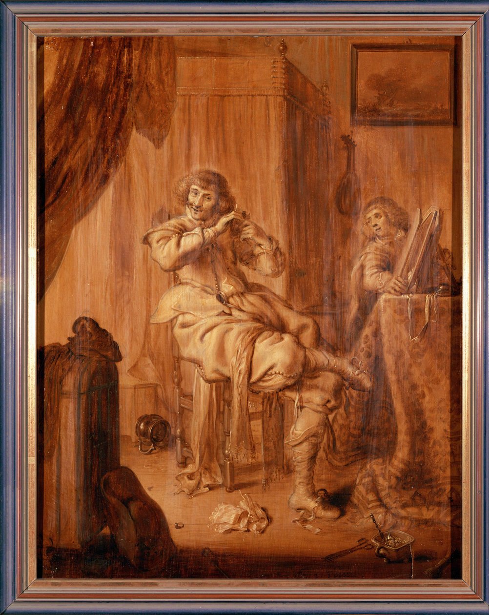 La toilette du matin - Dutch School