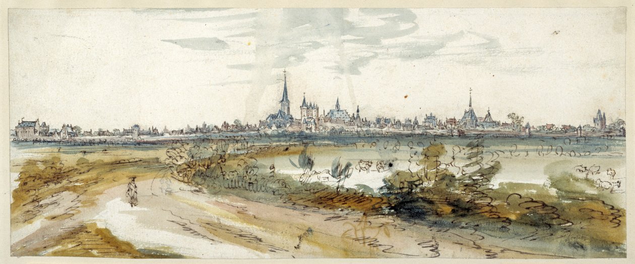 Vue de Calcar, fin du 17ème siècle - Dutch School