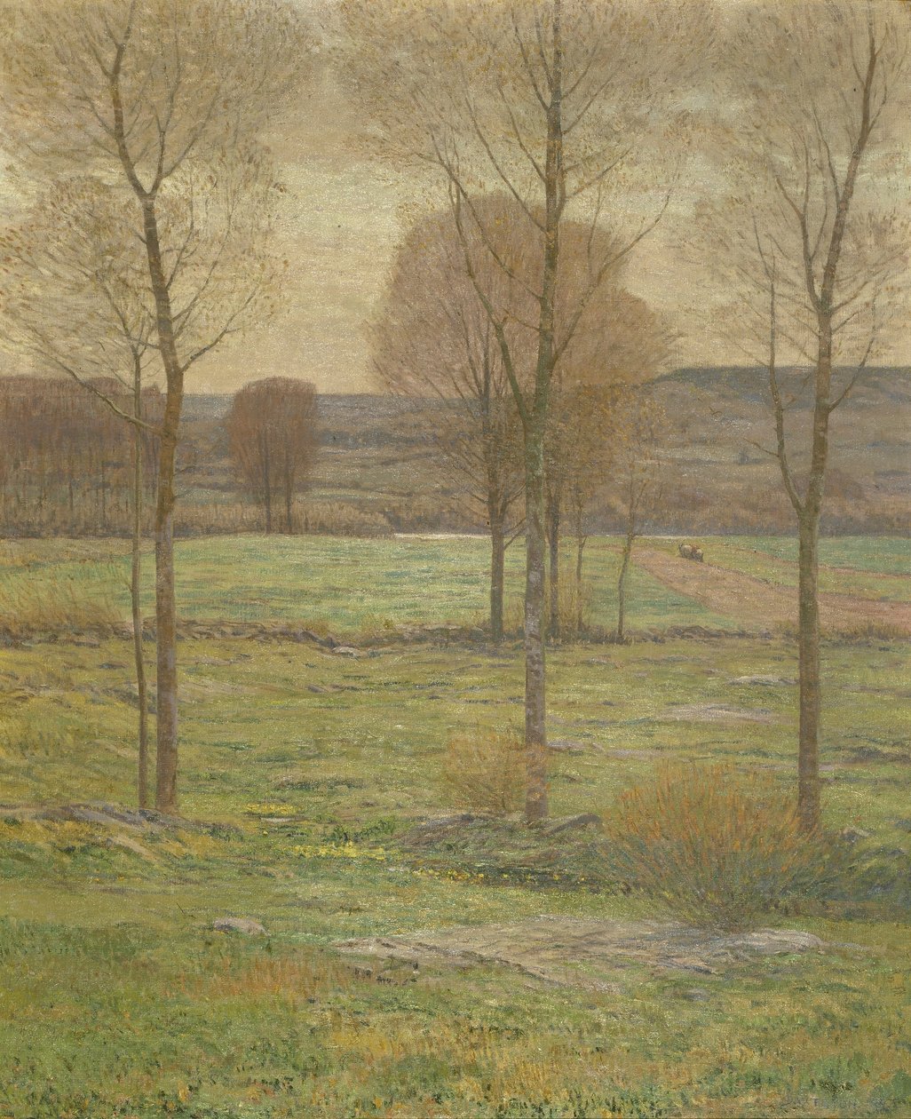 Début du printemps en Nouvelle-Angleterre, 1897 - Dwight William Tryon