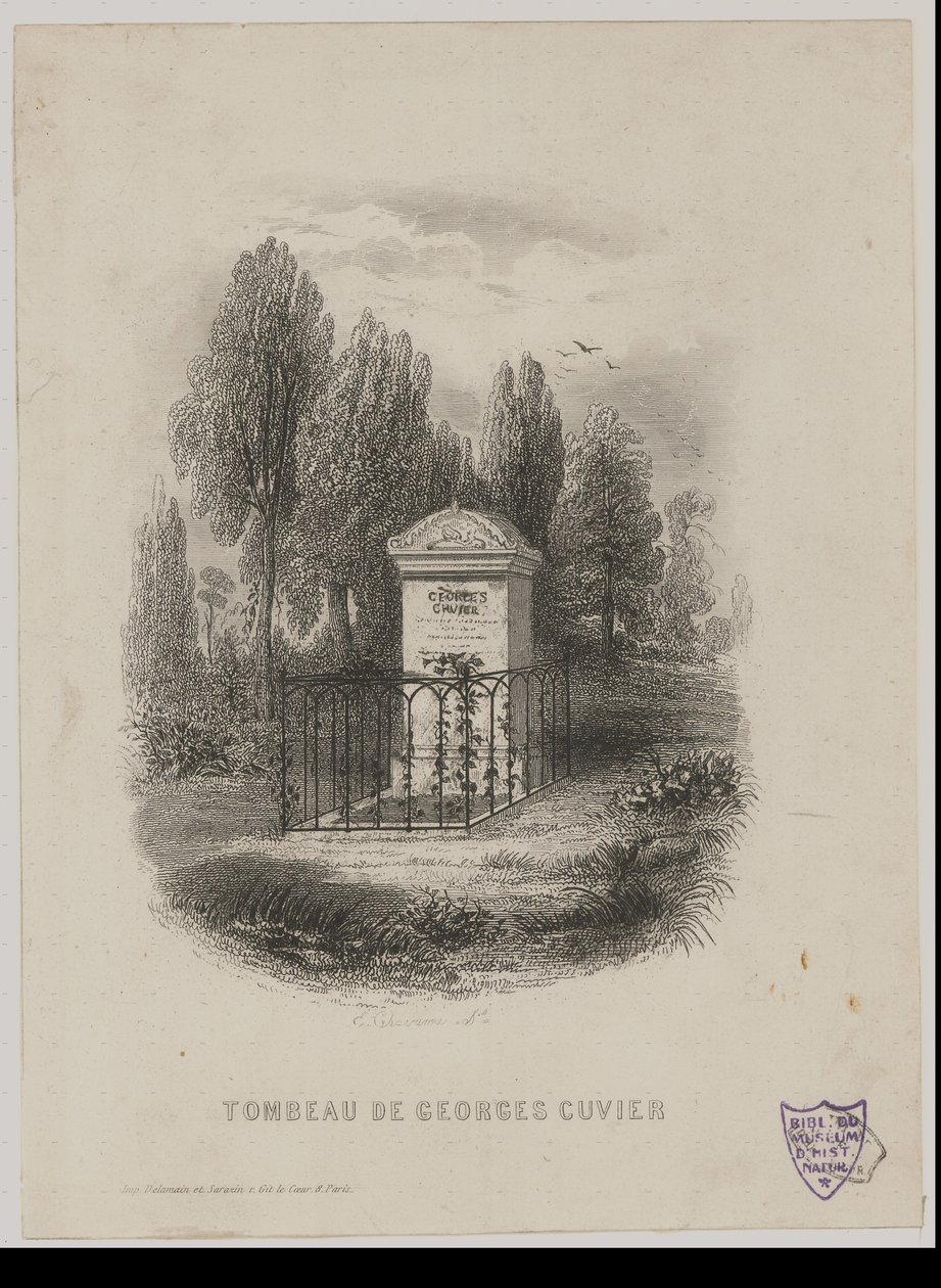 Tombeau de Georges Cuvier - E. Chavanne