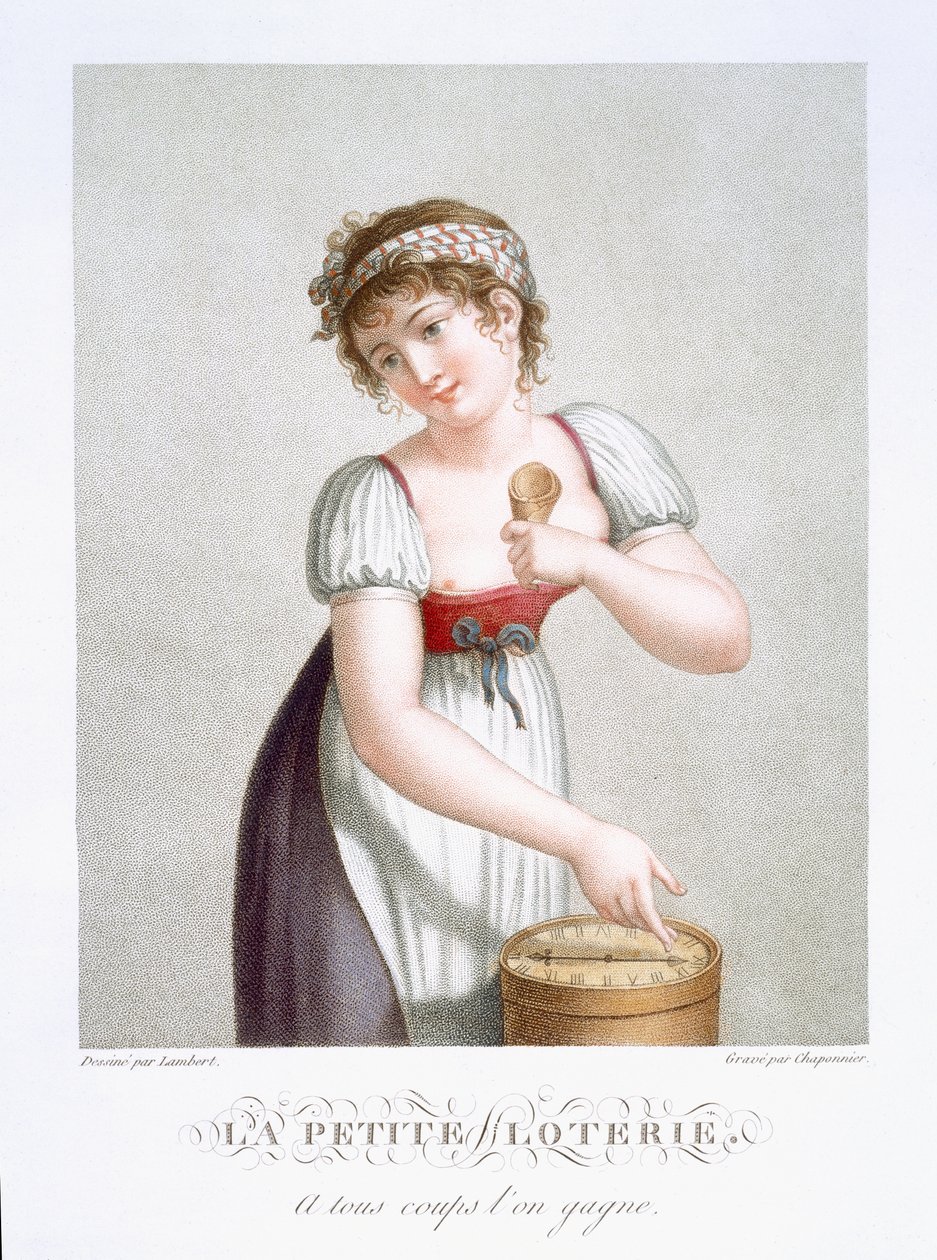 La petite loterie, c.1816 - E. F. Lambert