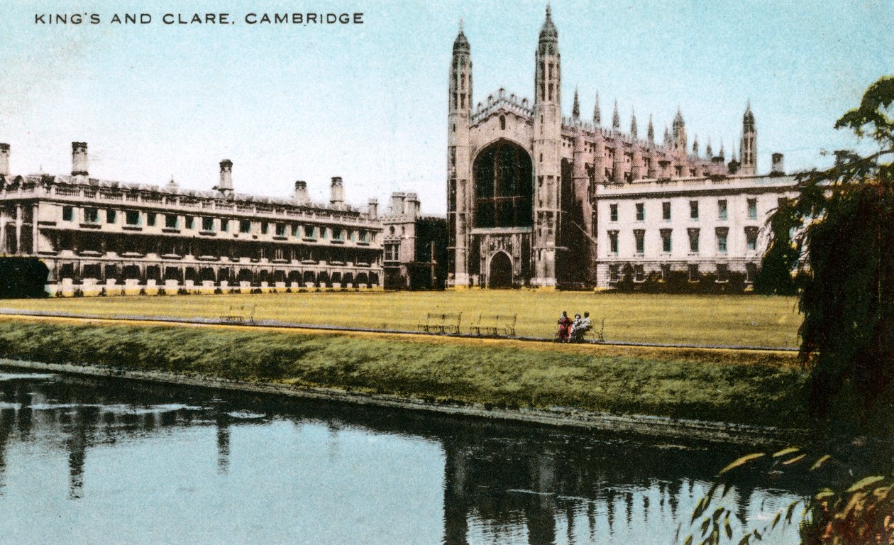 Collèges Kings et Clare, Cambridge, Cambridgeshire, début du 20e siècle - E. Dennis