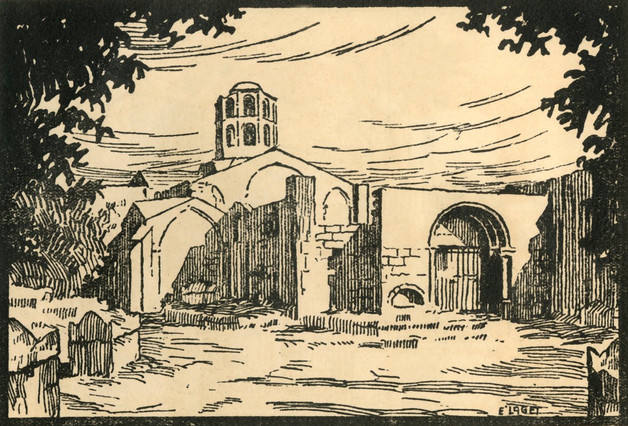 Les Alyscamps, Chapelle Shonorat - Les Alyscamps et la chapelle St-Honorat - E Laget