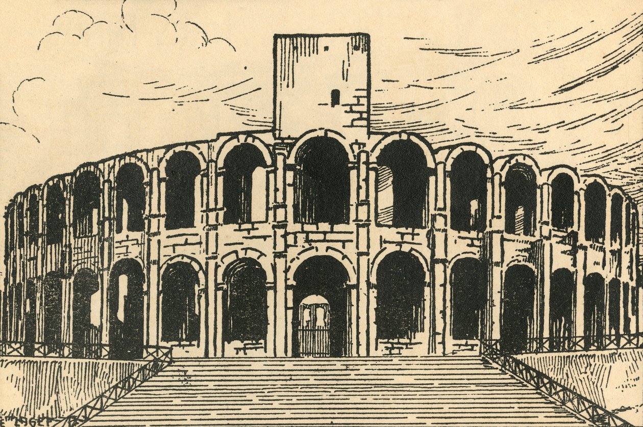 Les Arenes, c1920s - E Laget