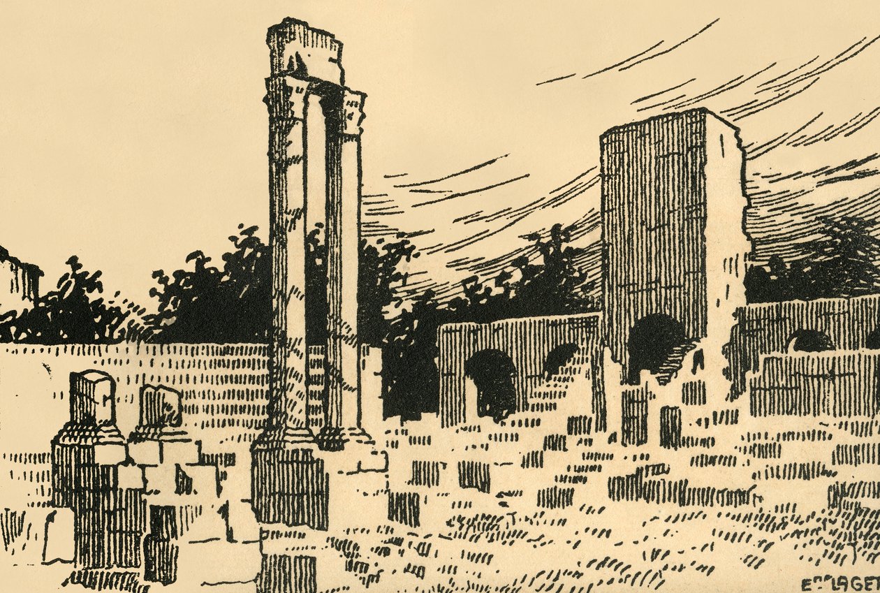 Théâtre Antique, années 1920 - E Laget