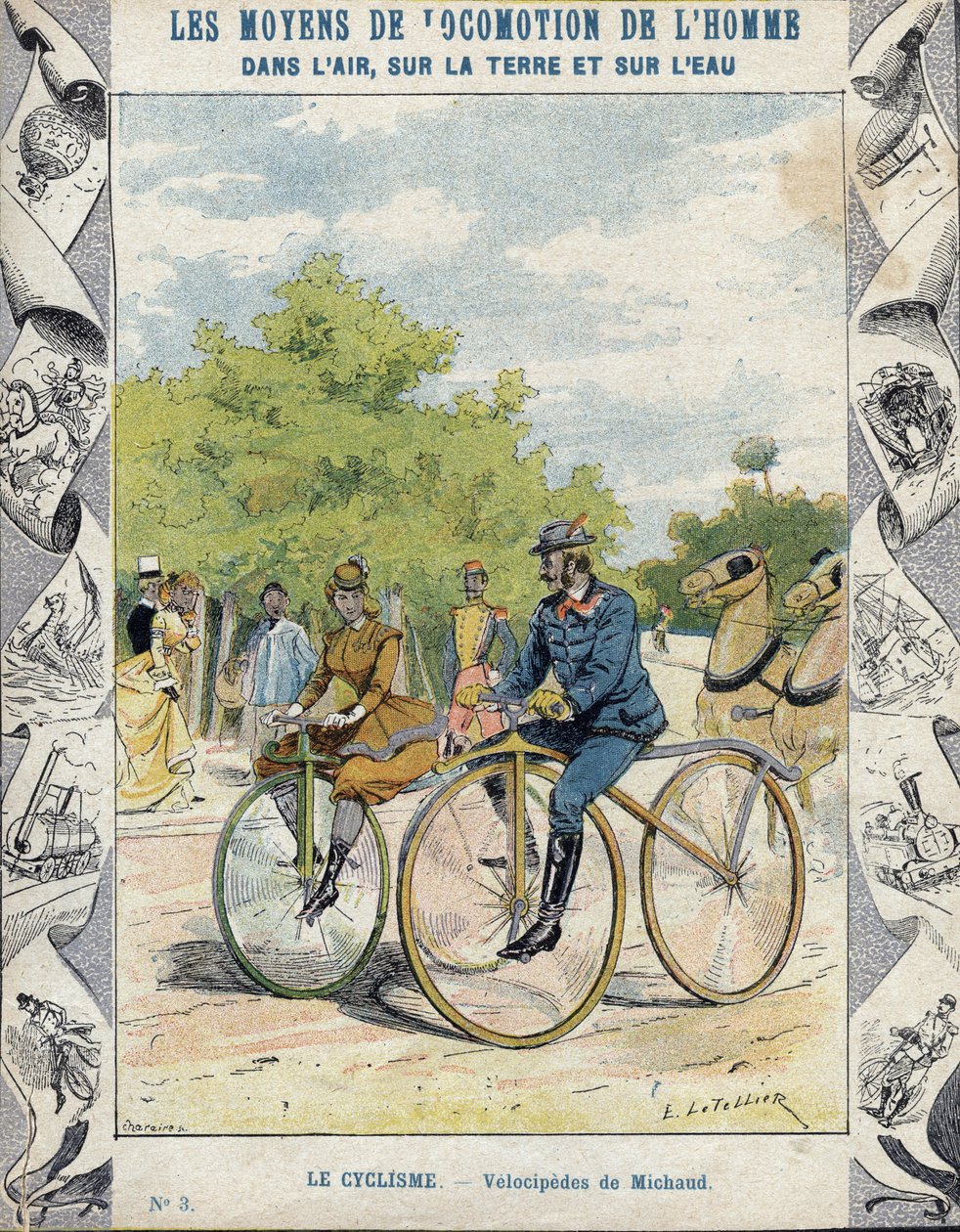 Pierre Michaux et les vélocipèdes Michaudine - D