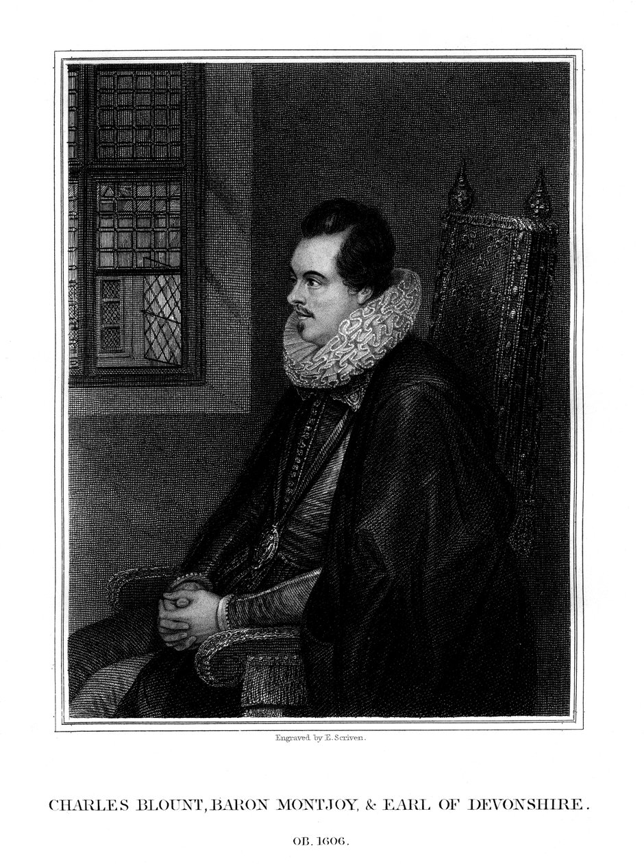 Charles Blount, 1er comte de Devon, courtisan et soldat anglais - E. Scriven