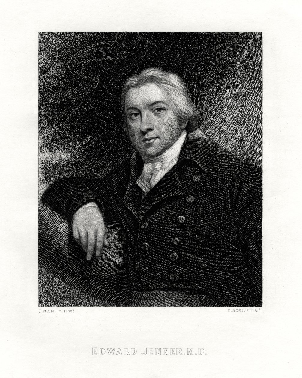 Edward Jenner, médecin de campagne anglais, 19ème siècle - E. Scriven