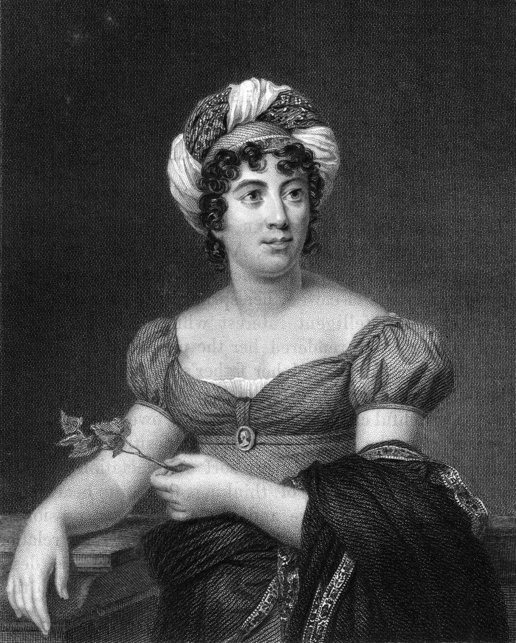 Germaine de Stael, écrivaine, romancière et propagandiste politique française - E. Scriven