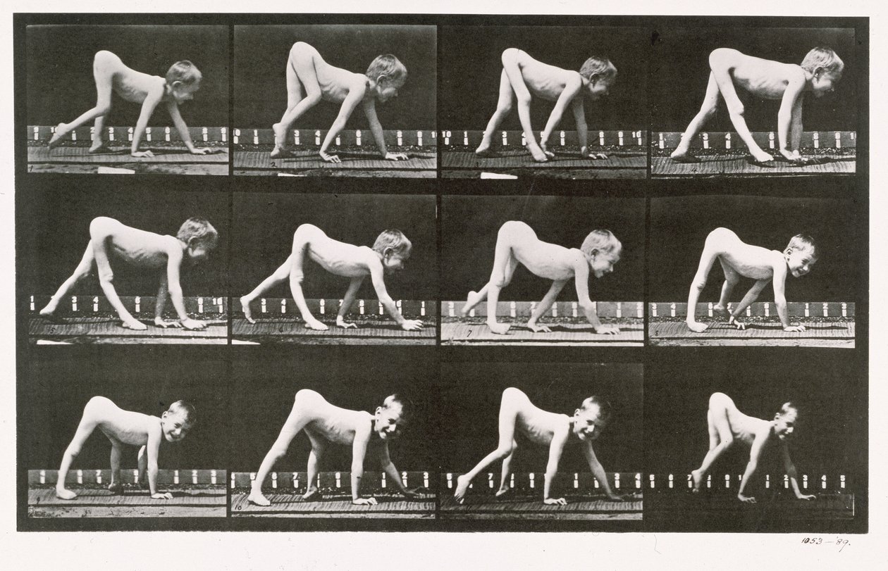 Garçon handicapé rampant, planche 539 de 