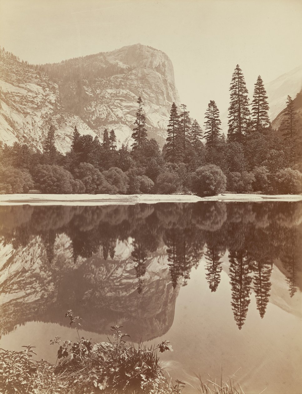 Lac Mirror, vallée de Yosemite, 1872 (photo) - Eadweard Muybridge