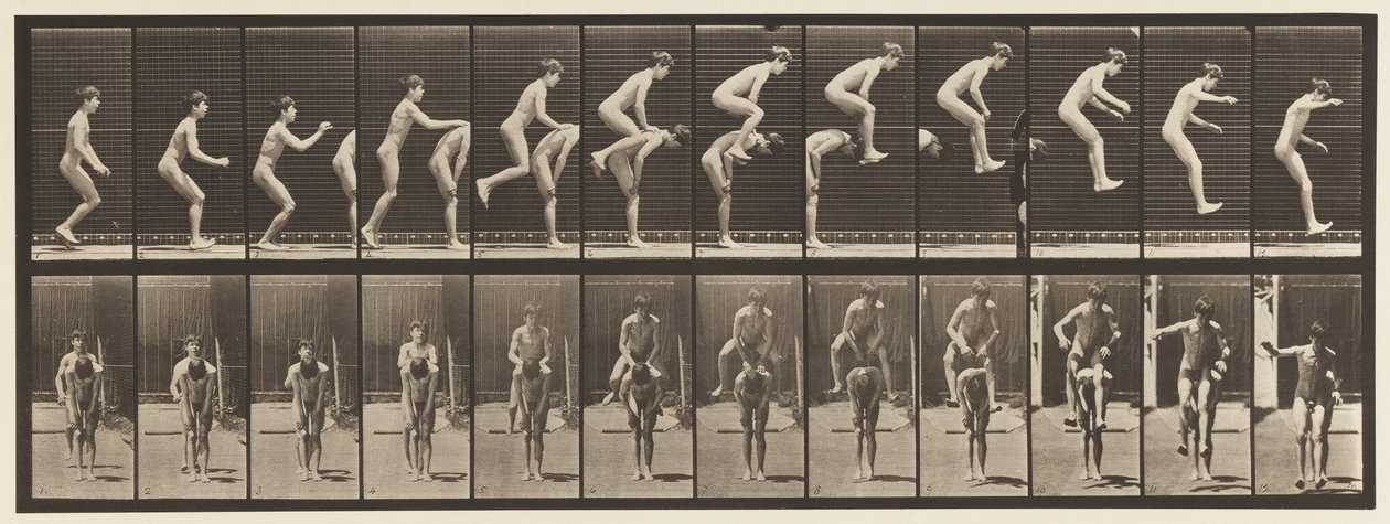 Planche 168. Saut; Par-dessus le dos d