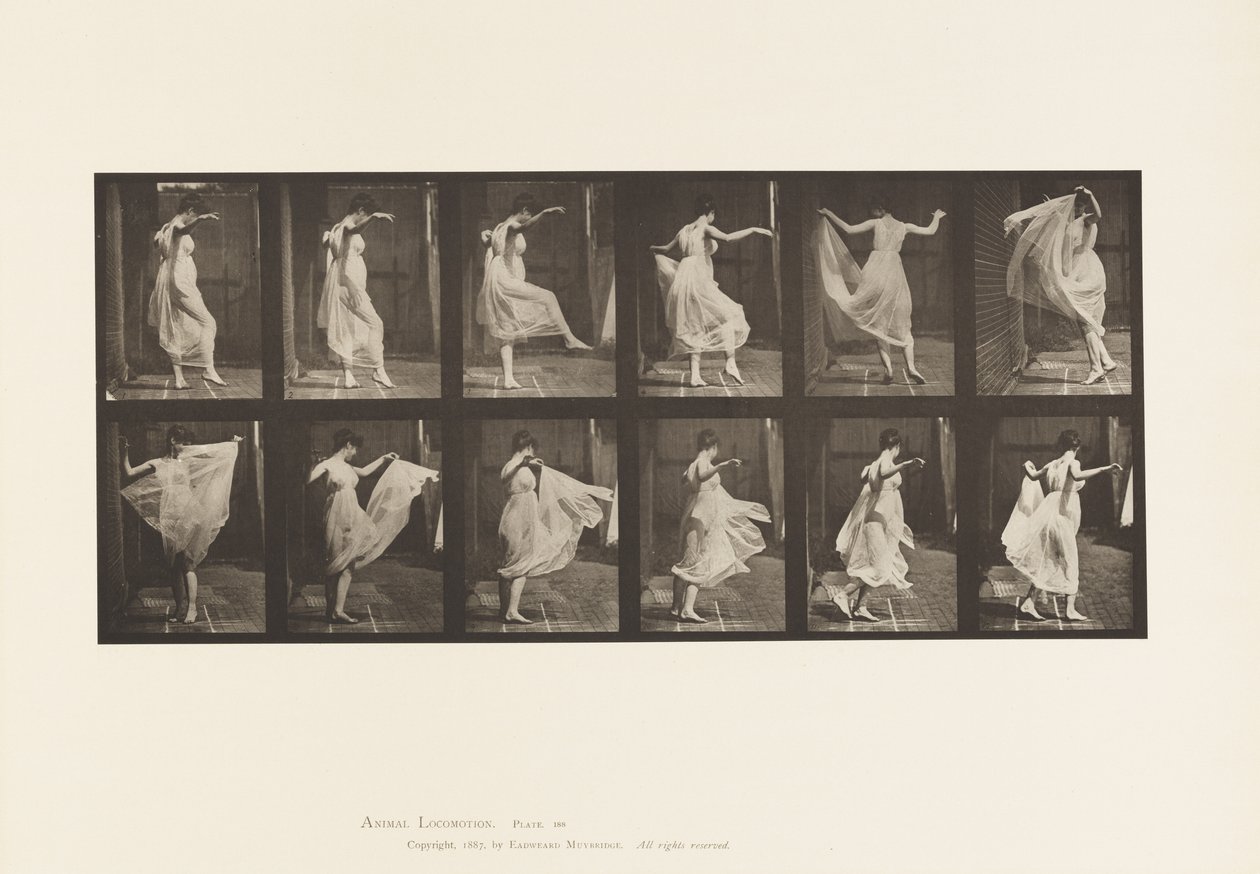 Planche 188. Danser (fantaisie) - Eadweard Muybridge