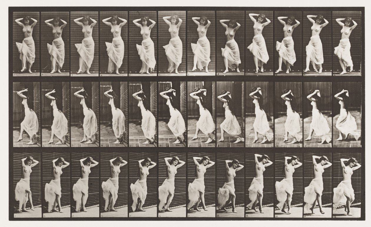 Planche 190. Danse (Nautch) - Eadweard Muybridge