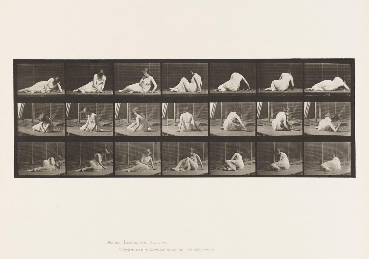 Tourner et Changer de Position au Sol, 1885 - Eadweard Muybridge