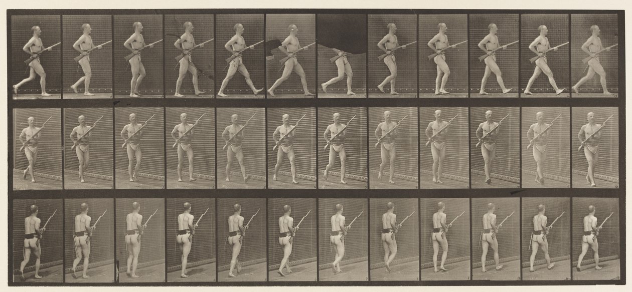 Charge à la baïonnette - Eadweard Muybridge