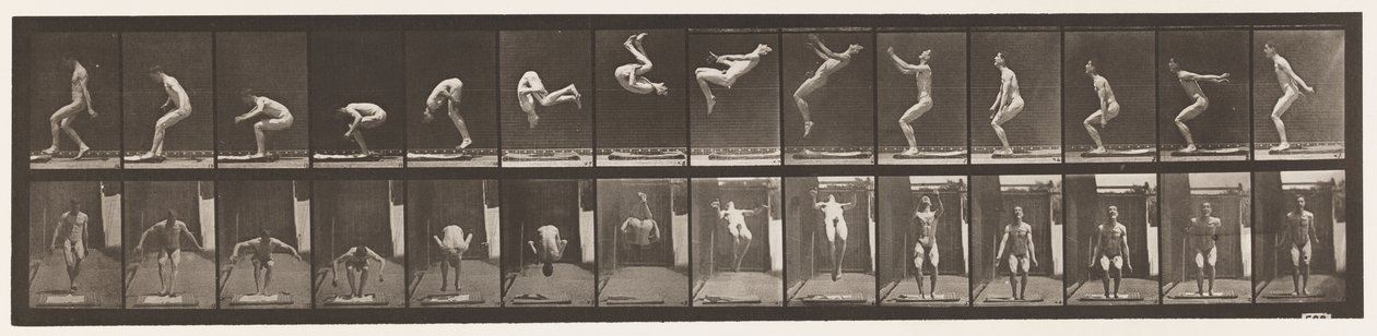Planche 362. Saut périlleux arrière - Eadweard Muybridge