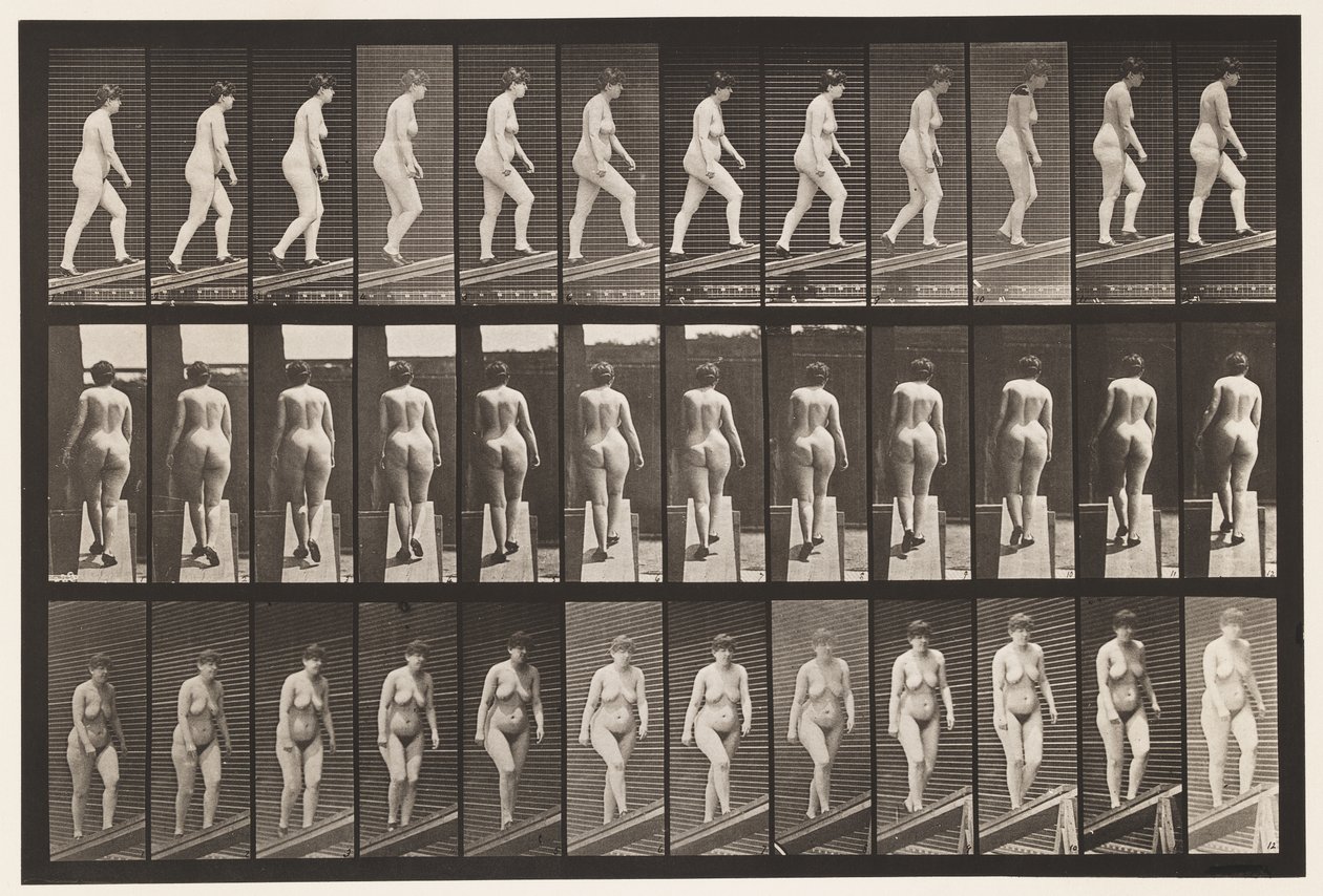 Monter une Pente - Eadweard Muybridge