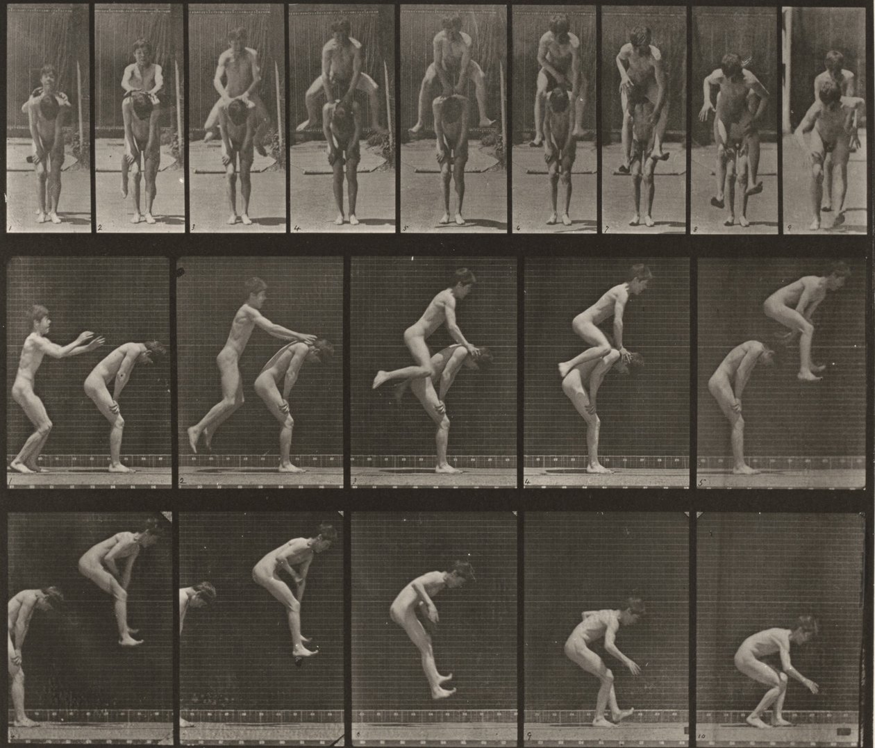 Planche numéro 167. Sauter par-dessus le dos d