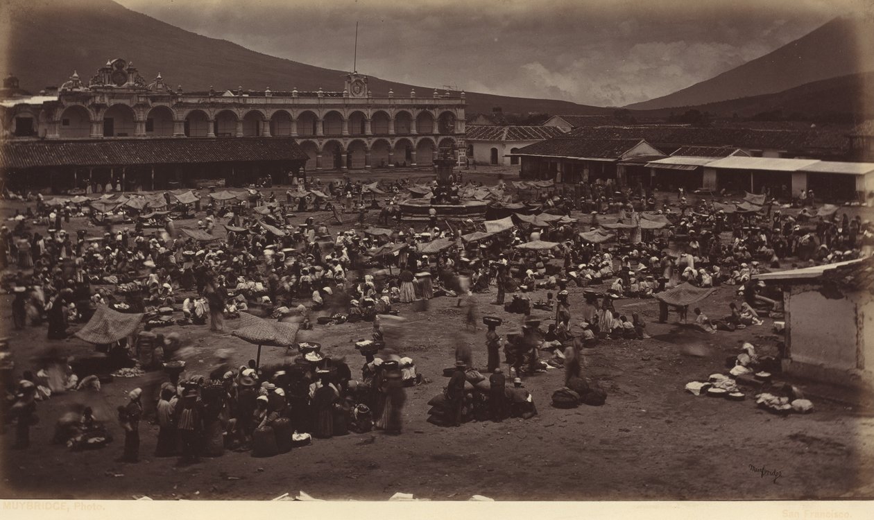 Place et palais du vice-roi, Antigua Guatemala - Eadweard Muybridge