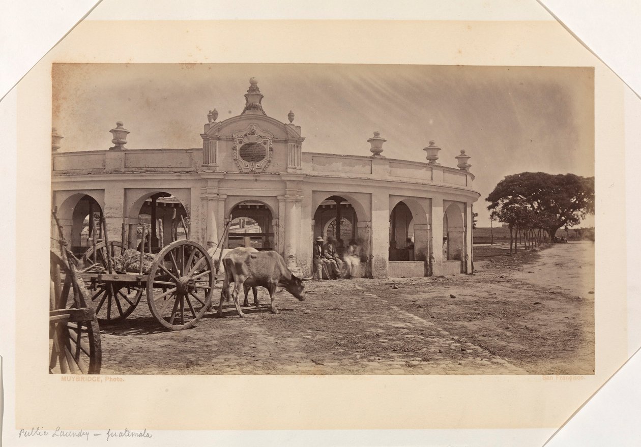 Blanchisserie publique, Guatemala - Eadweard Muybridge