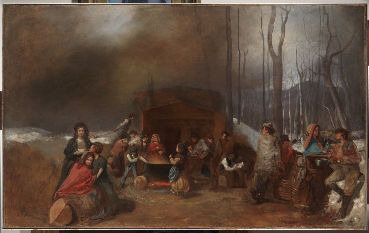 Le temps des sucres, vers 1865 - Eastman Johnson