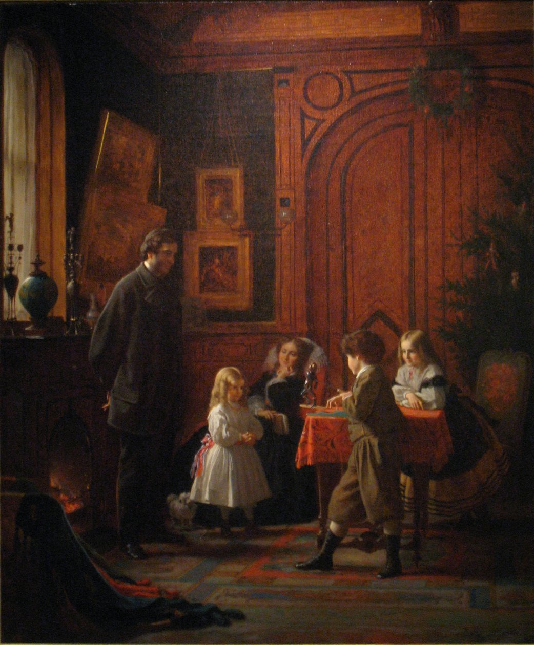 Noël, La famille Blodgett - Eastman Johnson