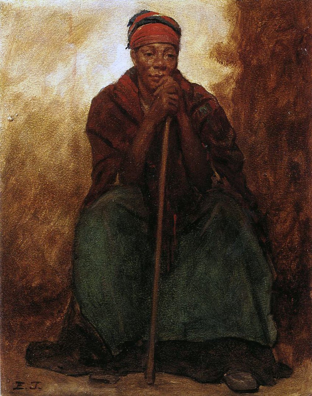 Dinah, la servante noire - Eastman Johnson