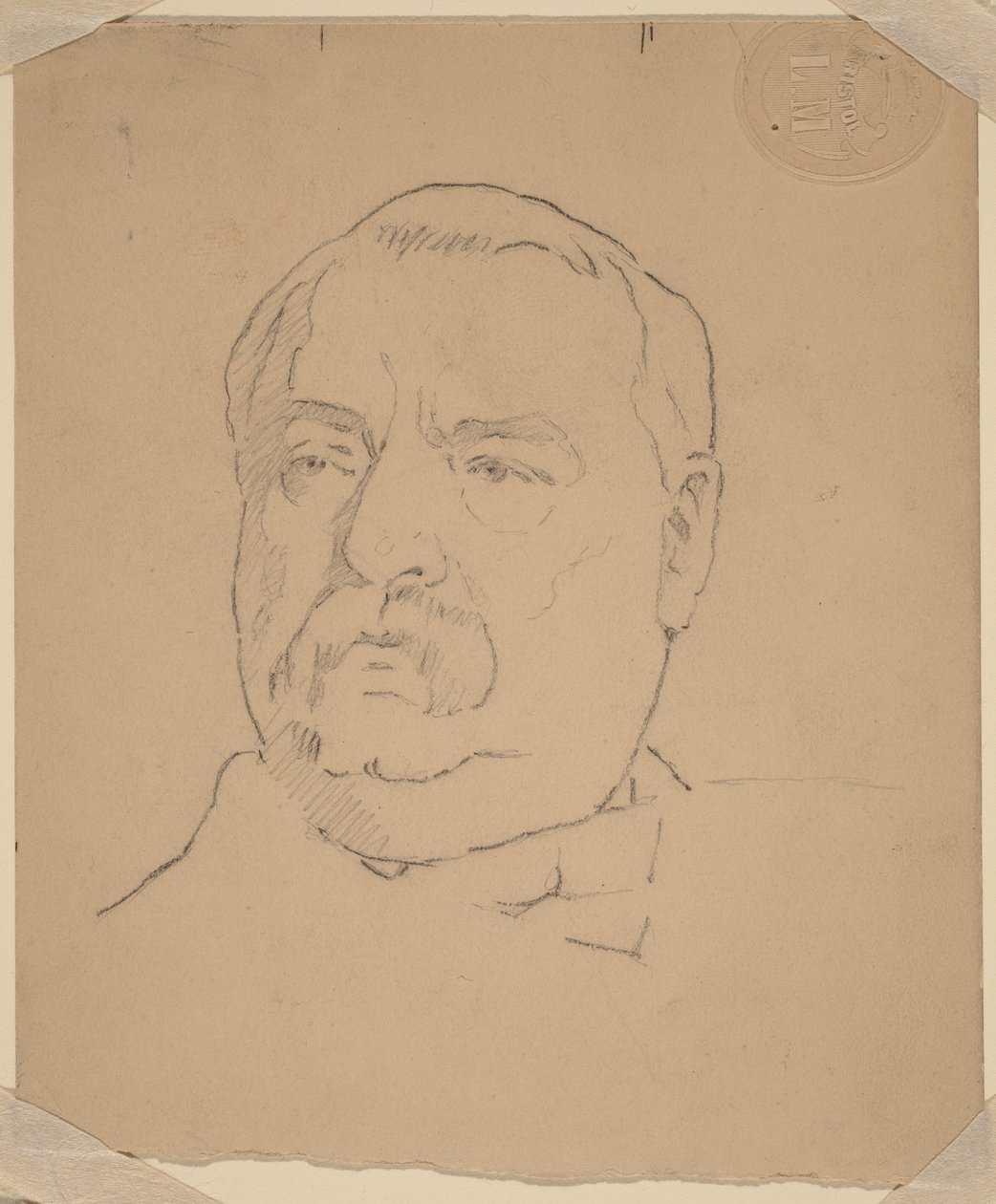 Grover Cleveland [recto] - Eastman Johnson