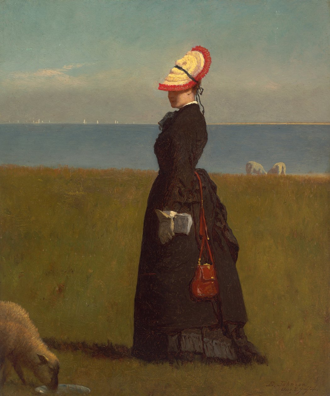 Lambs, Nantucket - Eastman Johnson