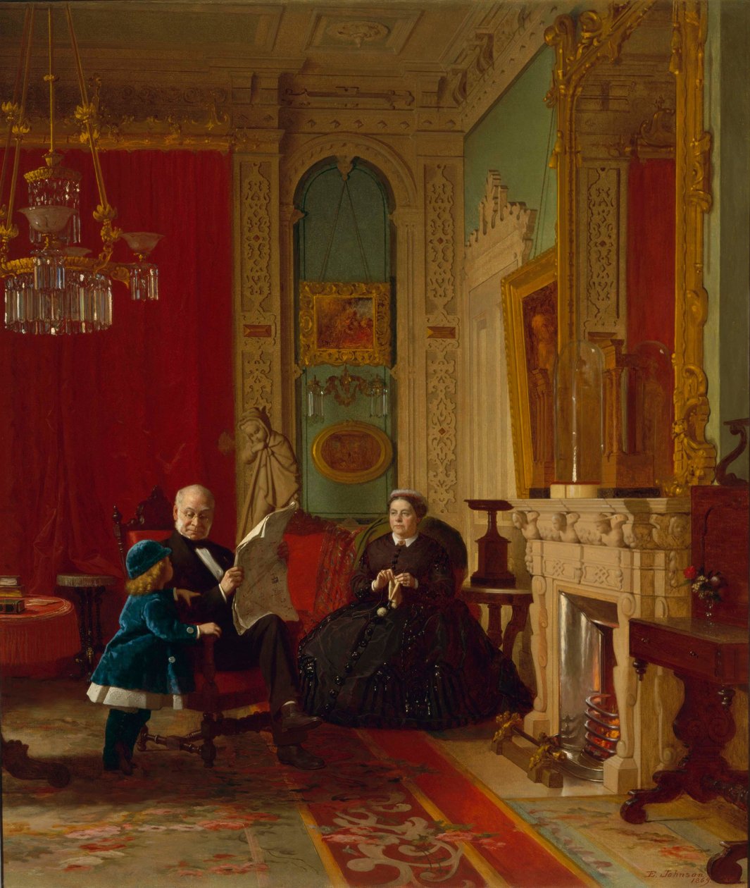 La famille Brown  - Eastman Johnson