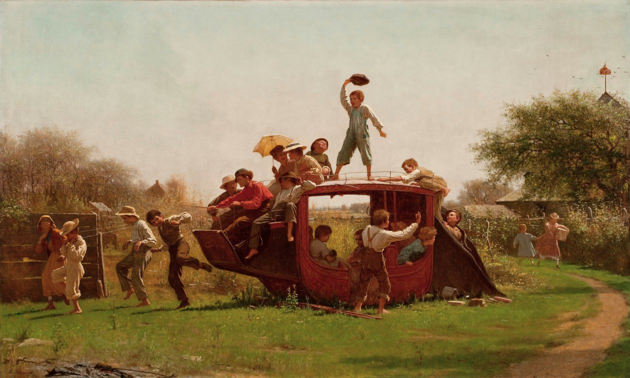 La vieille diligence - Eastman Johnson