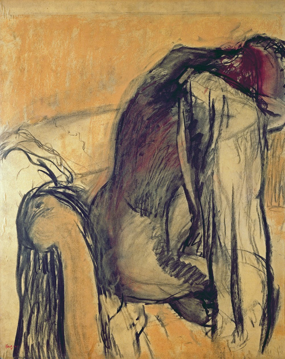 Après le bain, 1905-7 - Edgar Degas