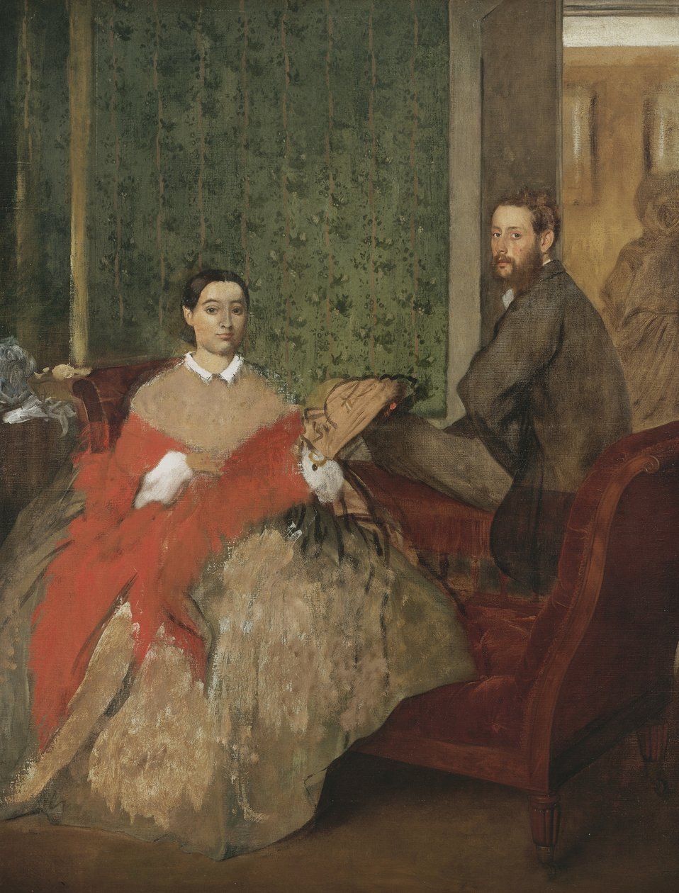 Edmondo et Thérèse Morbilli, vers 1865 - Edgar Degas