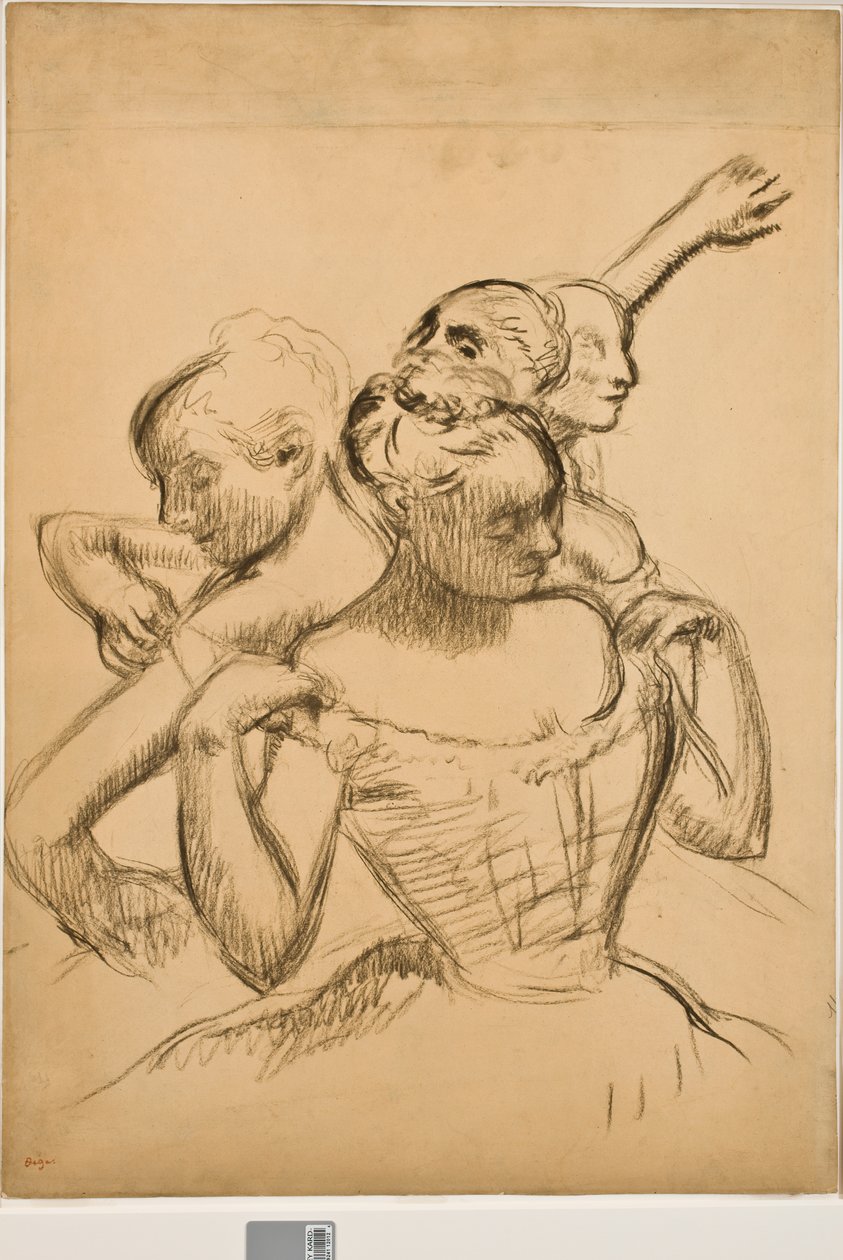 Groupe de quatre danseurs, vers 1902 - Edgar Degas