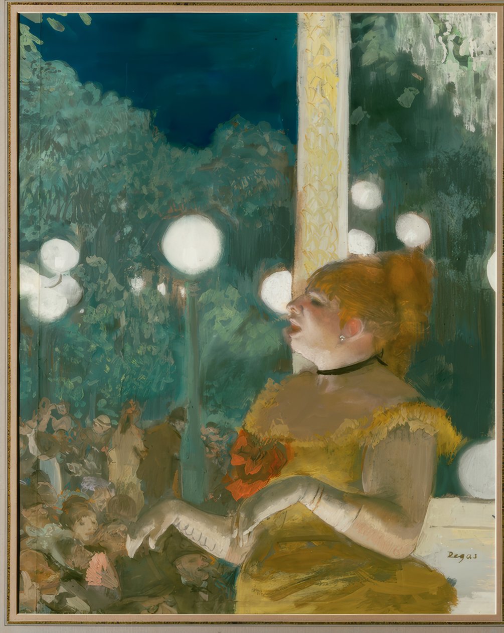 La chanson du chien - Edgar Degas