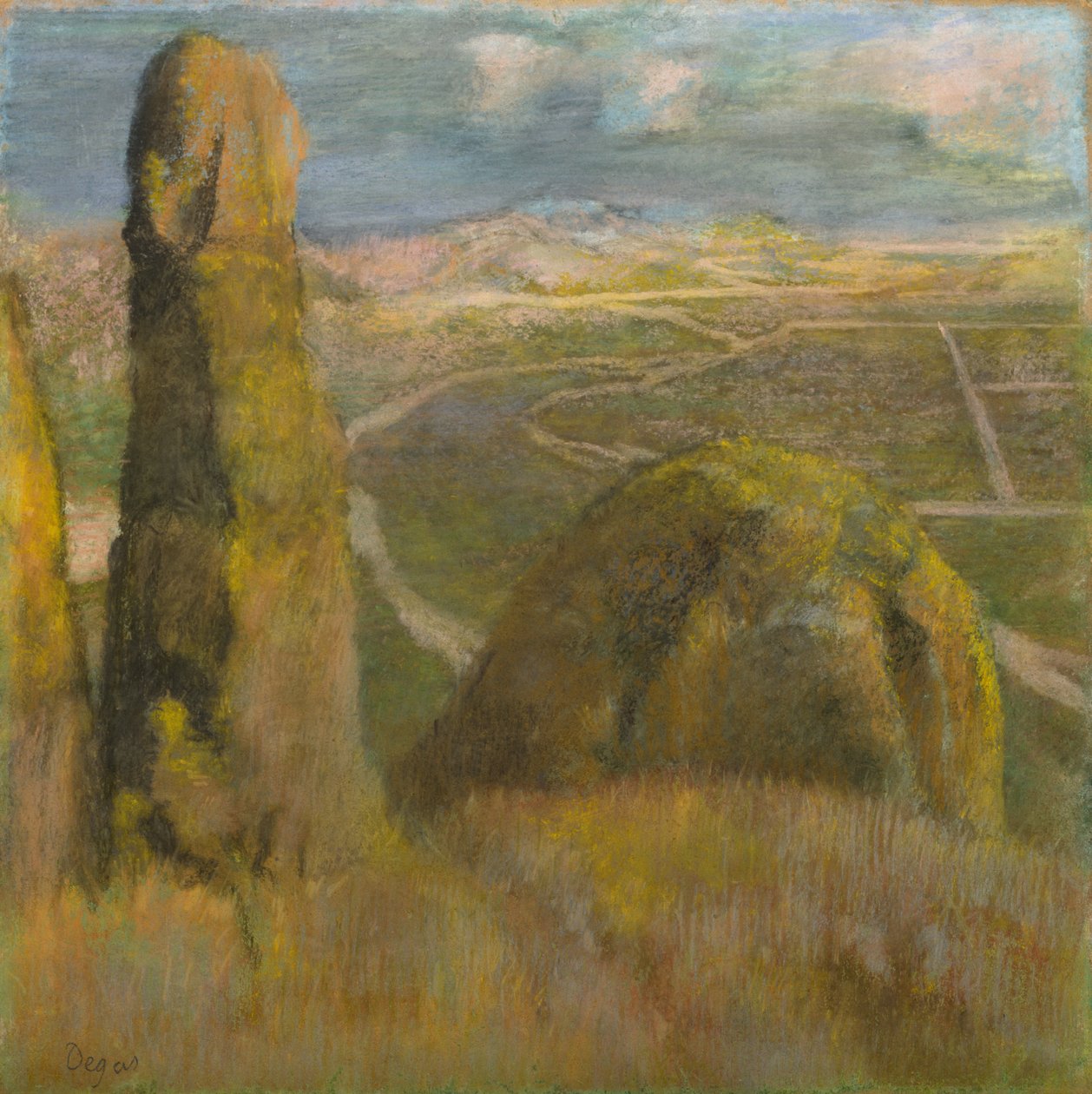 Paysage, vers 1892 - Edgar Degas