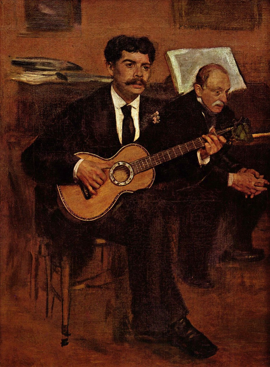 Lorenzo Pagans et Auguste de Gas - Edgar Degas